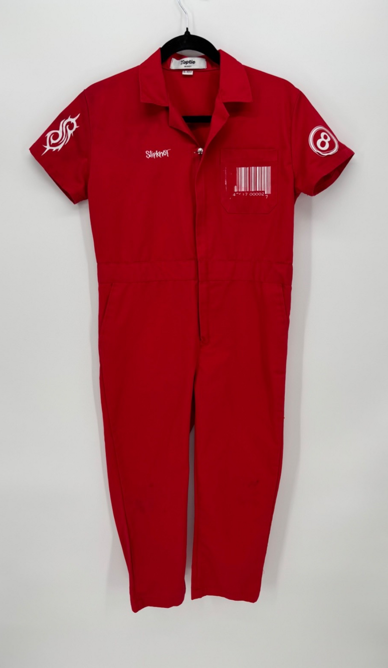 Youth Red Slipknot Iowa Jumpsuit Boiler Suit Halloween Cosplay Costume